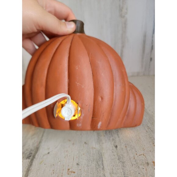 Vintage pumpkin stack family Halloween Ceramic decor - Picture 7 of 9